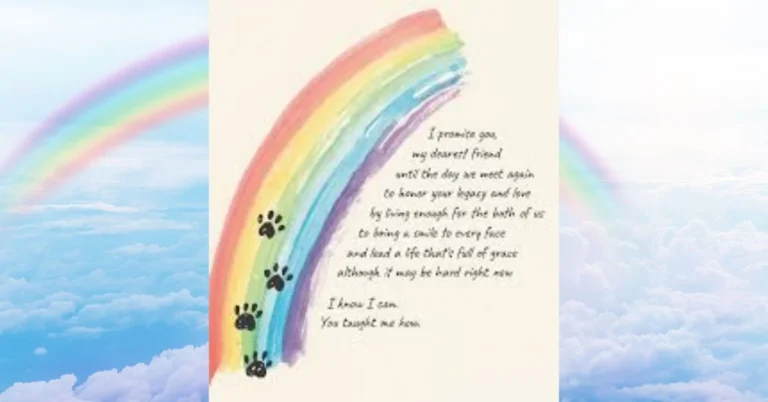 Rainbow Bridge Poem