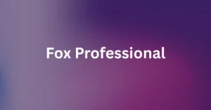 Fox Professional