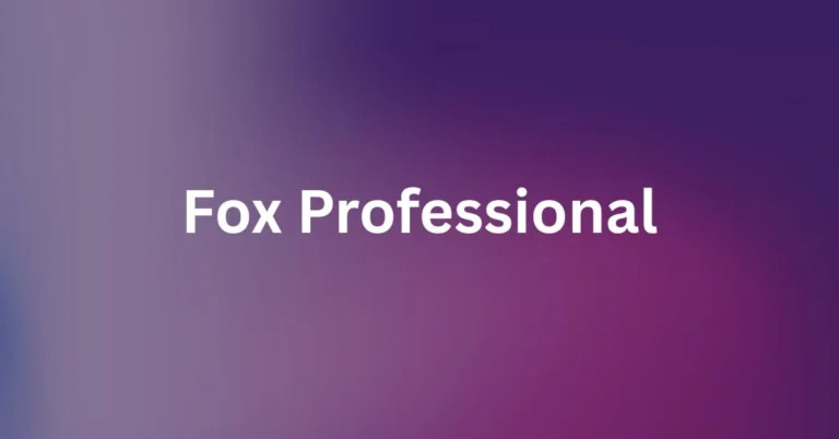 Fox Professional